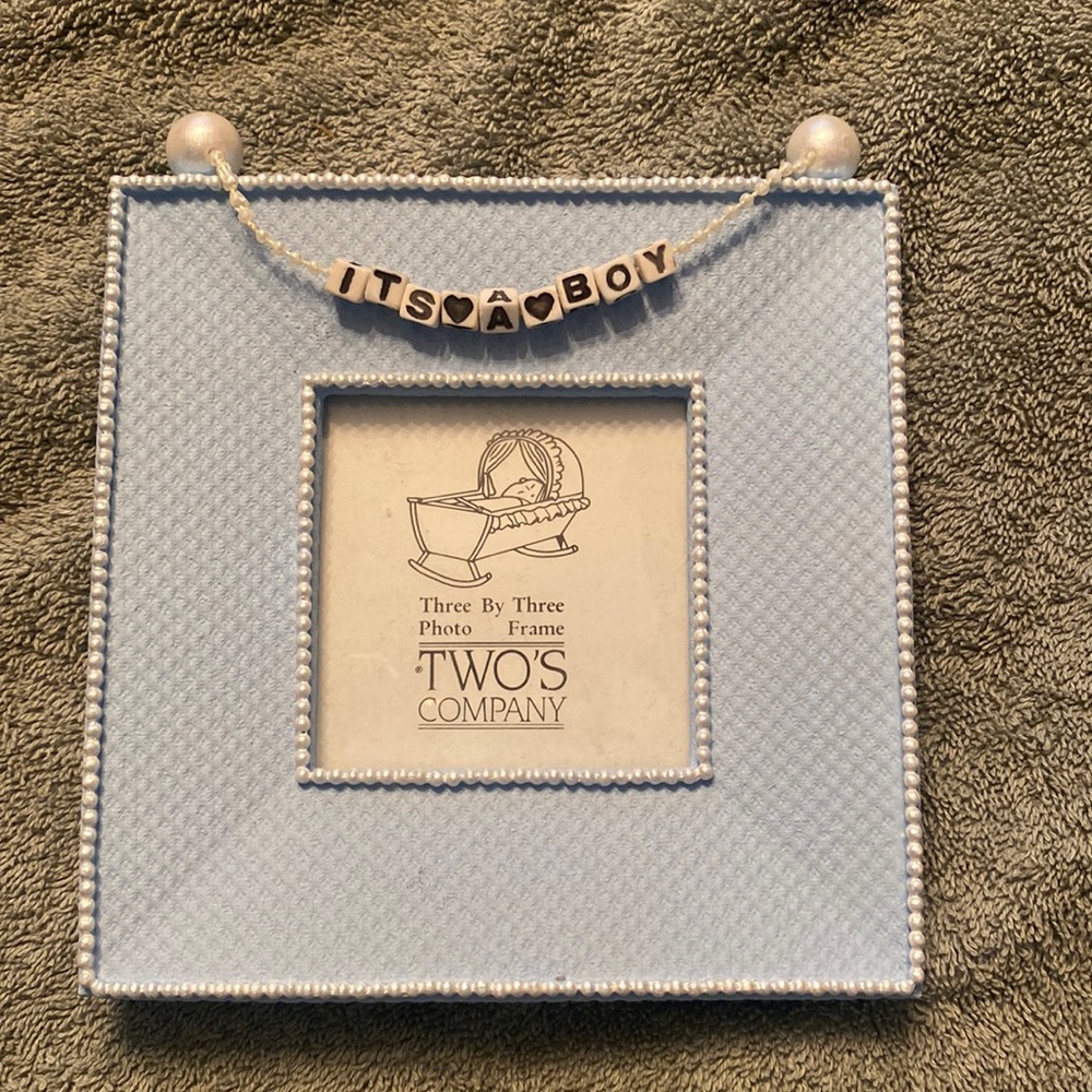 Baby Boy- It’s a boy! Picture frame - NWOT